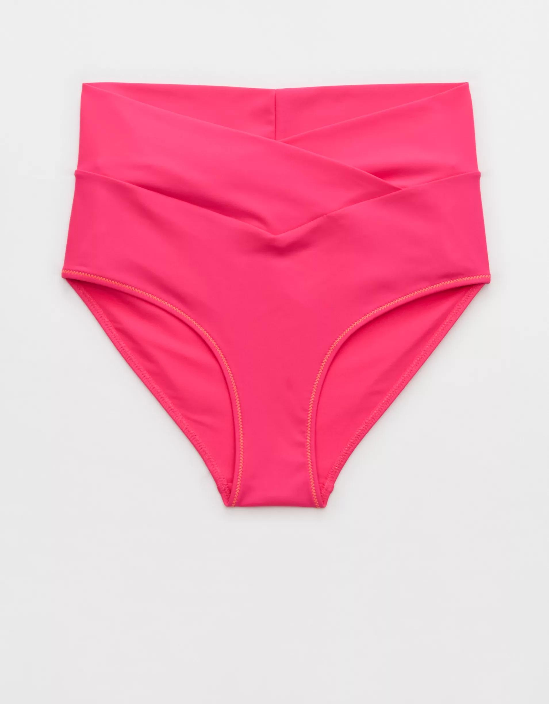 Aerie Crossover High Waisted Bikini Bottom Product Image