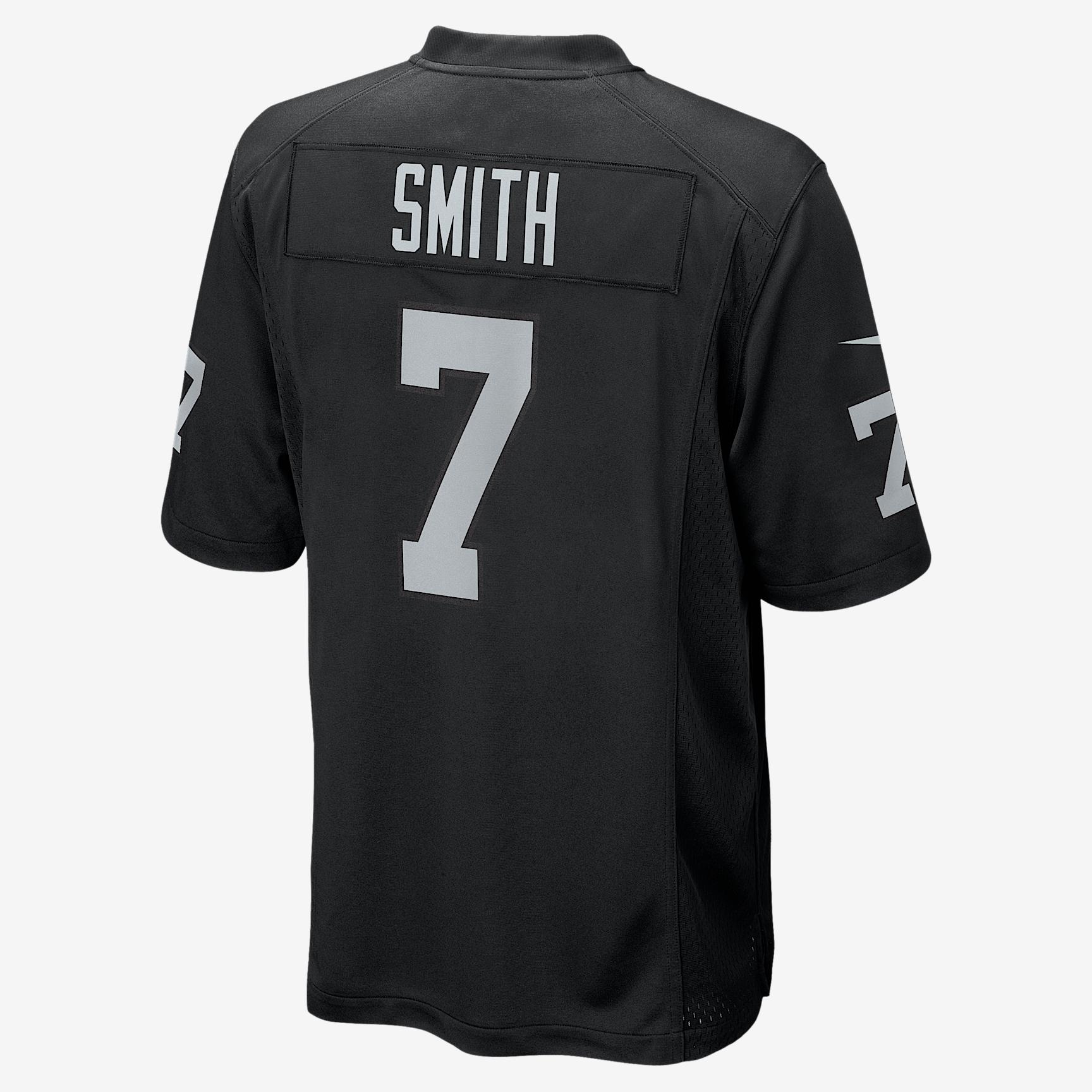 Geno Smith Las Vegas Raiders Nike Mens NFL Game Jersey | 67NMORGH8DF-7S5 Product Image
