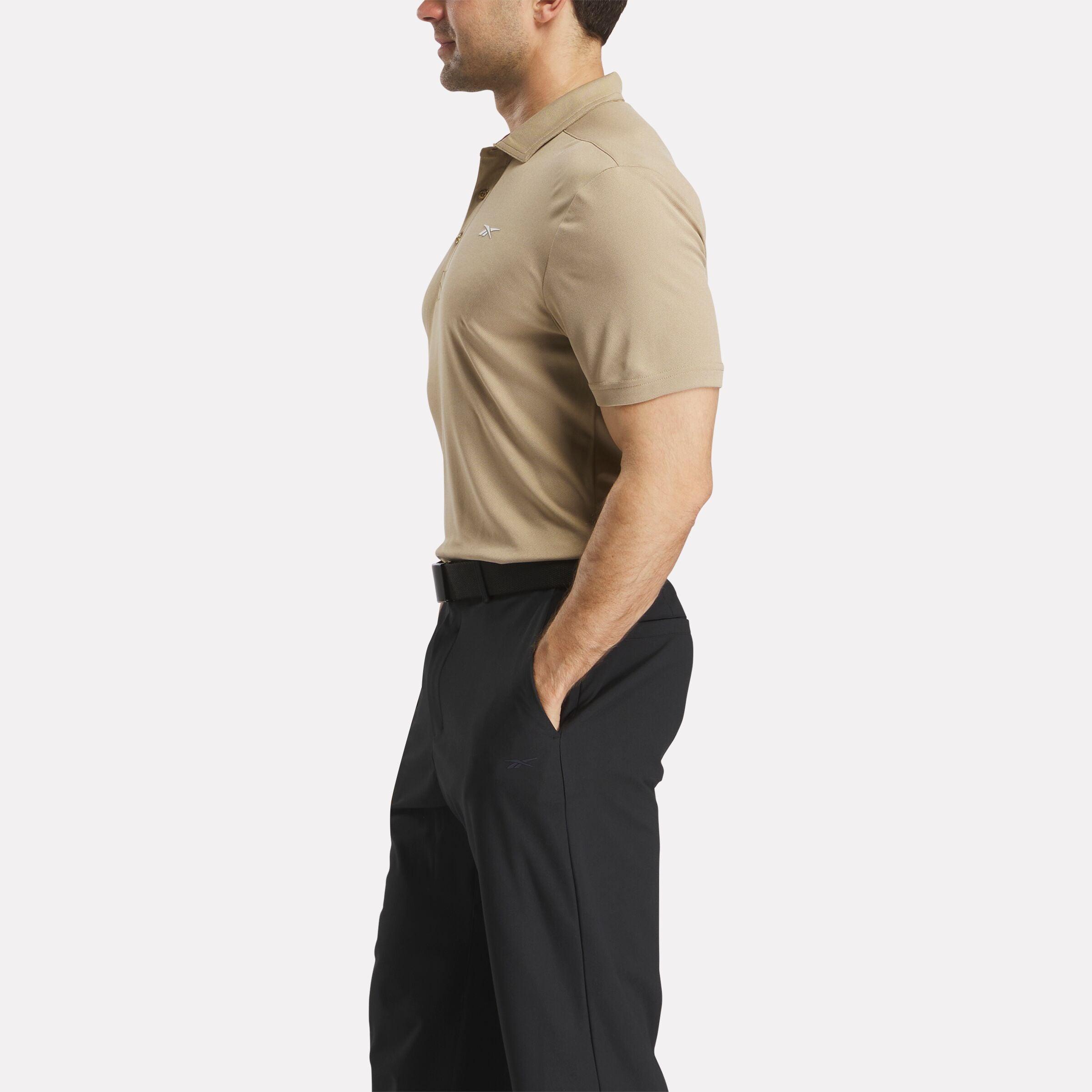 Men's Short Sleeve Oxford Knit Pique Polo Shirt Male Product Image