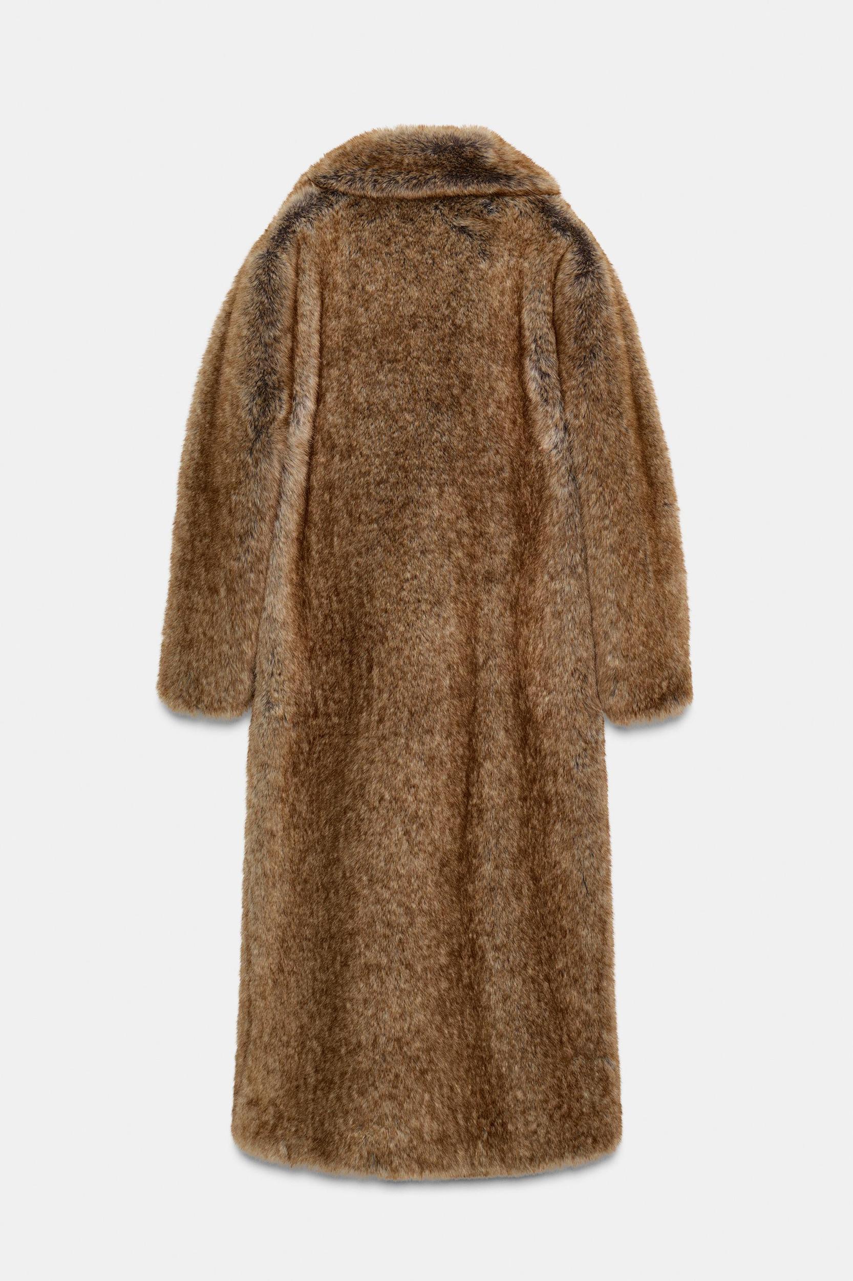 FAUX FUR COAT ZW COLLECTION LIMITED EDITION Product Image
