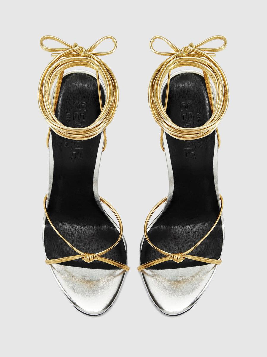 Athens Lace Up - Gold/Silver Product Image