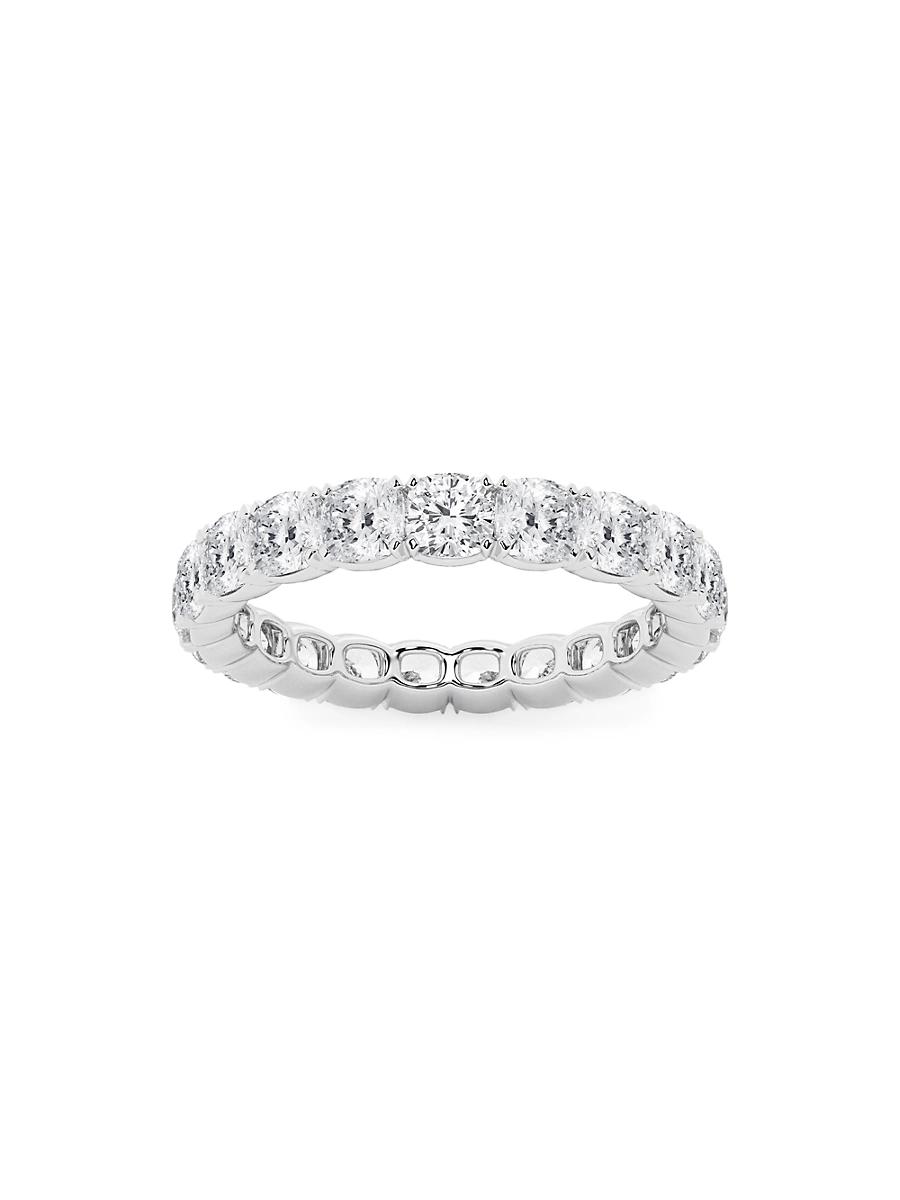 Womens Platinum & Cushion-Cut Lab-Grown Diamond Eternity Band/3.00-5.00 TCW Product Image