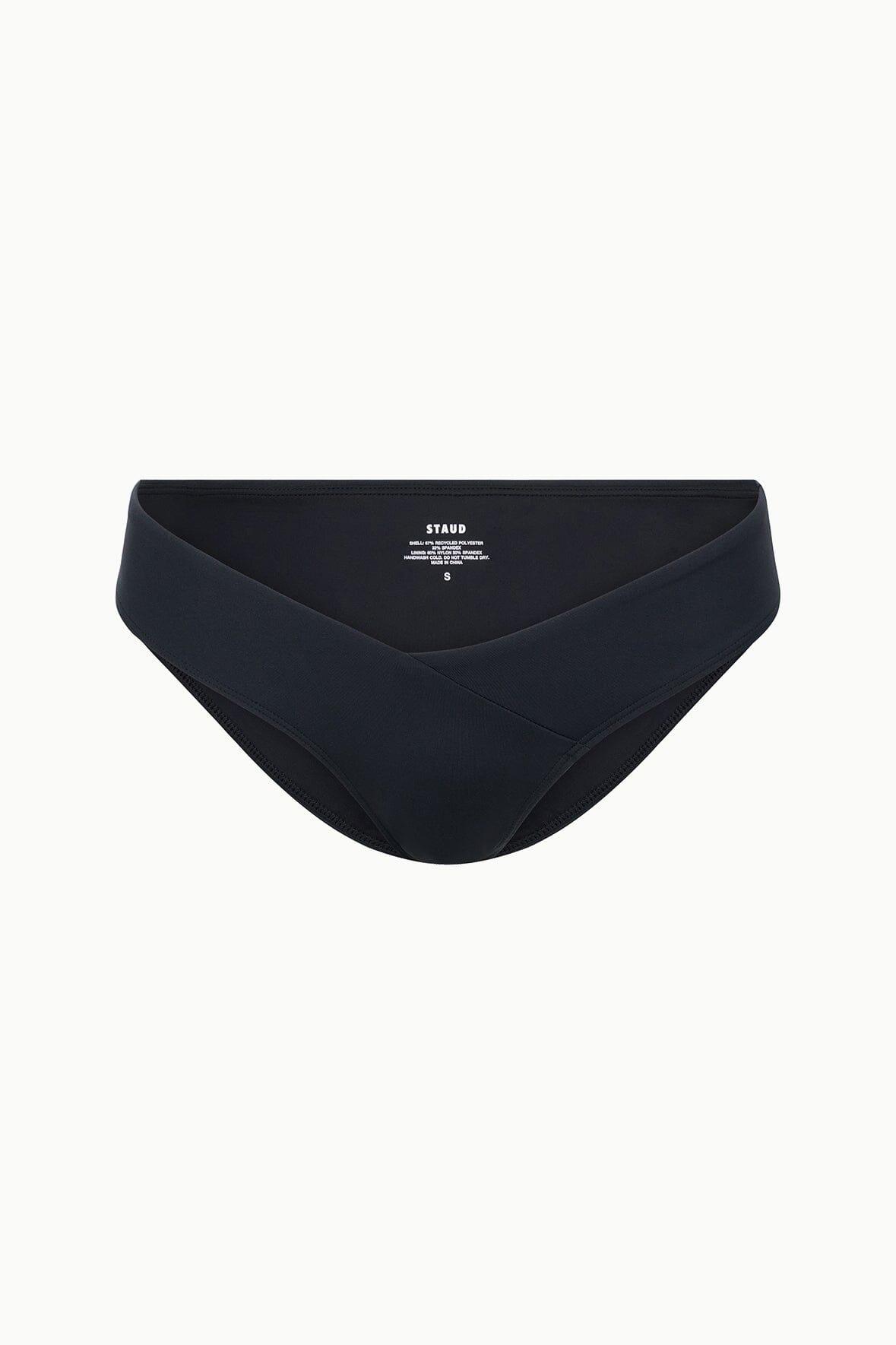 ELLE BIKINI BOTTOM | BLACK Product Image