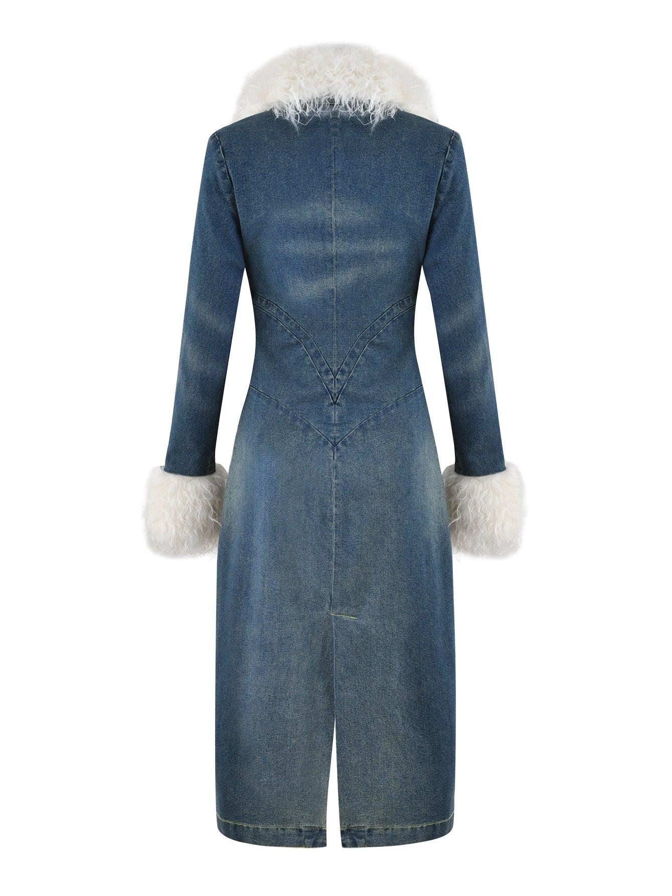 SYLVIE COAT - BLUE :  BLUE DENIM Product Image