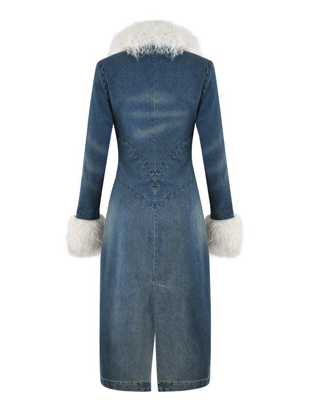 SYLVIE COAT - BLUE :  BLUE DENIM Product Image