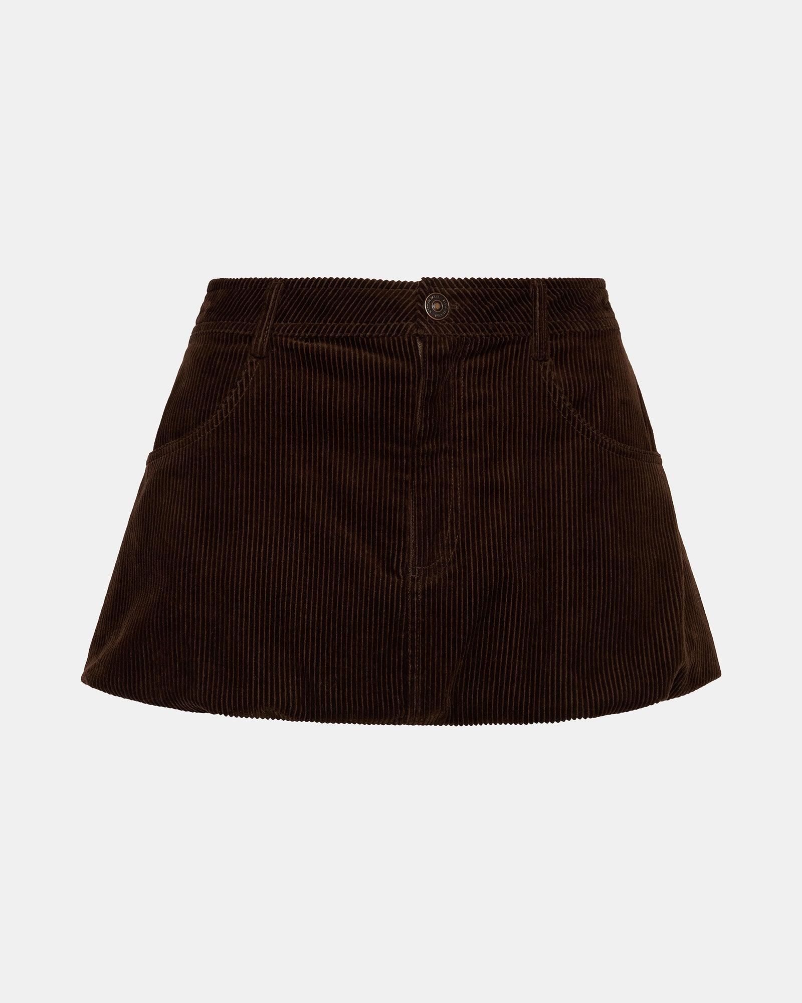 SIMONA SKIRT DARK ESPRESSO Female Product Image