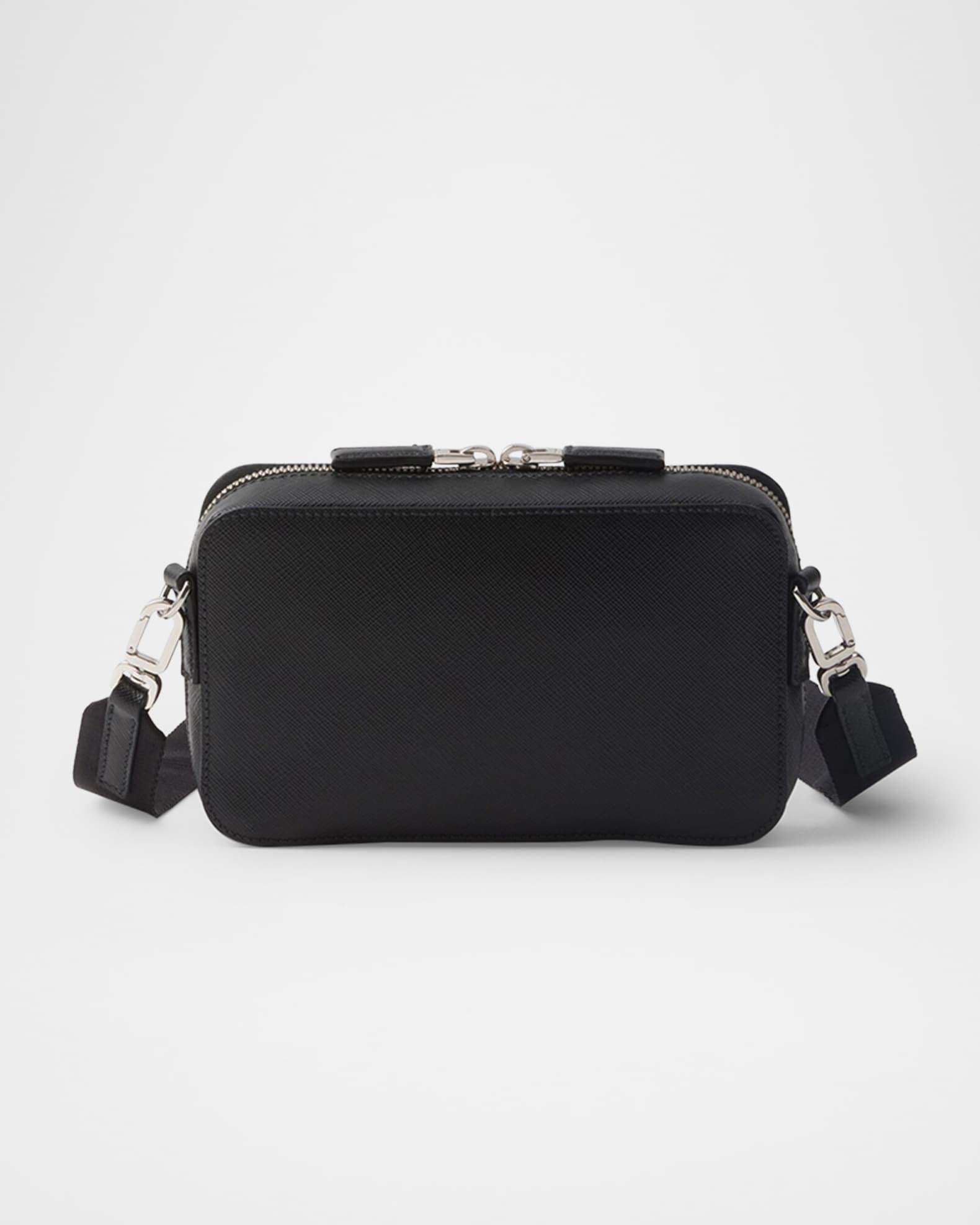 Men's Saffiano Leather Crossbody Bag Product Image