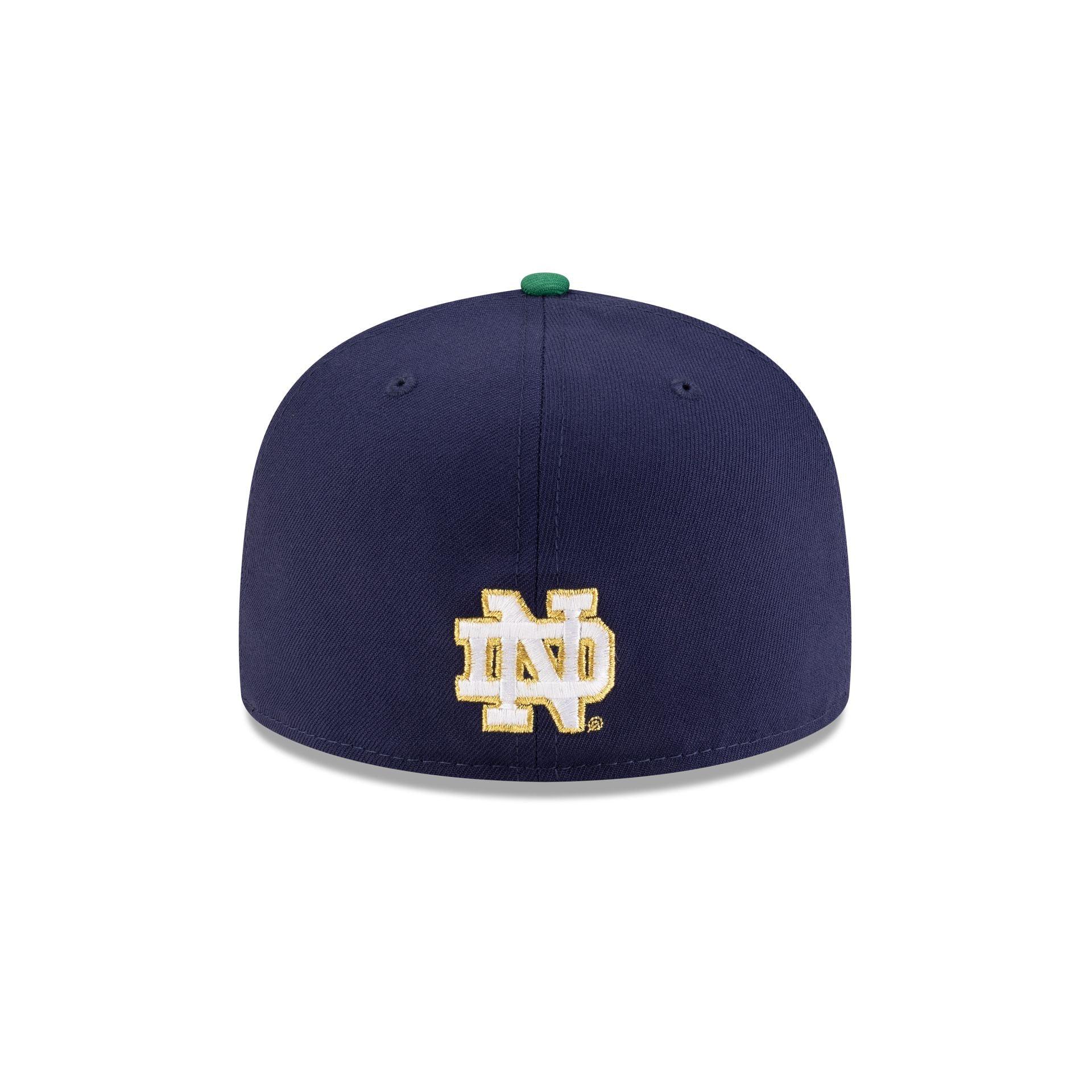 Notre Dame Fighting Irish Navy Kelly Green 59FIFTY Fitted Hat Male Product Image