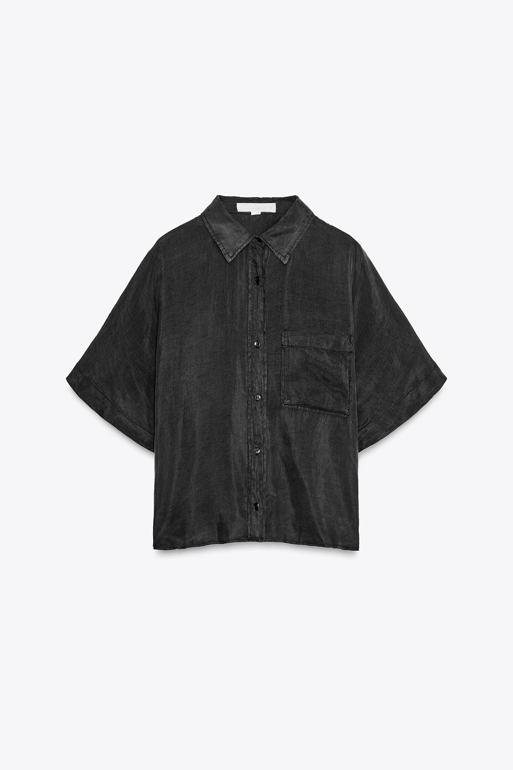 FLOWY POCKET SHIRT Product Image