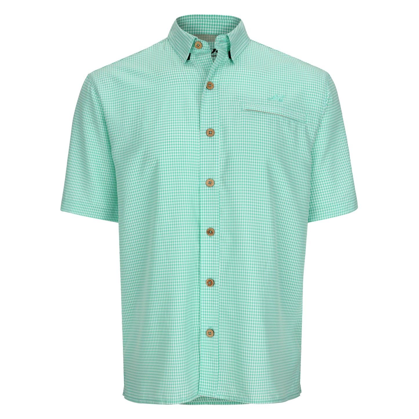 Mojo Sportswear Company Mr. Big Sport Check Short Sleeve Men's Fishing Shirt Product Image