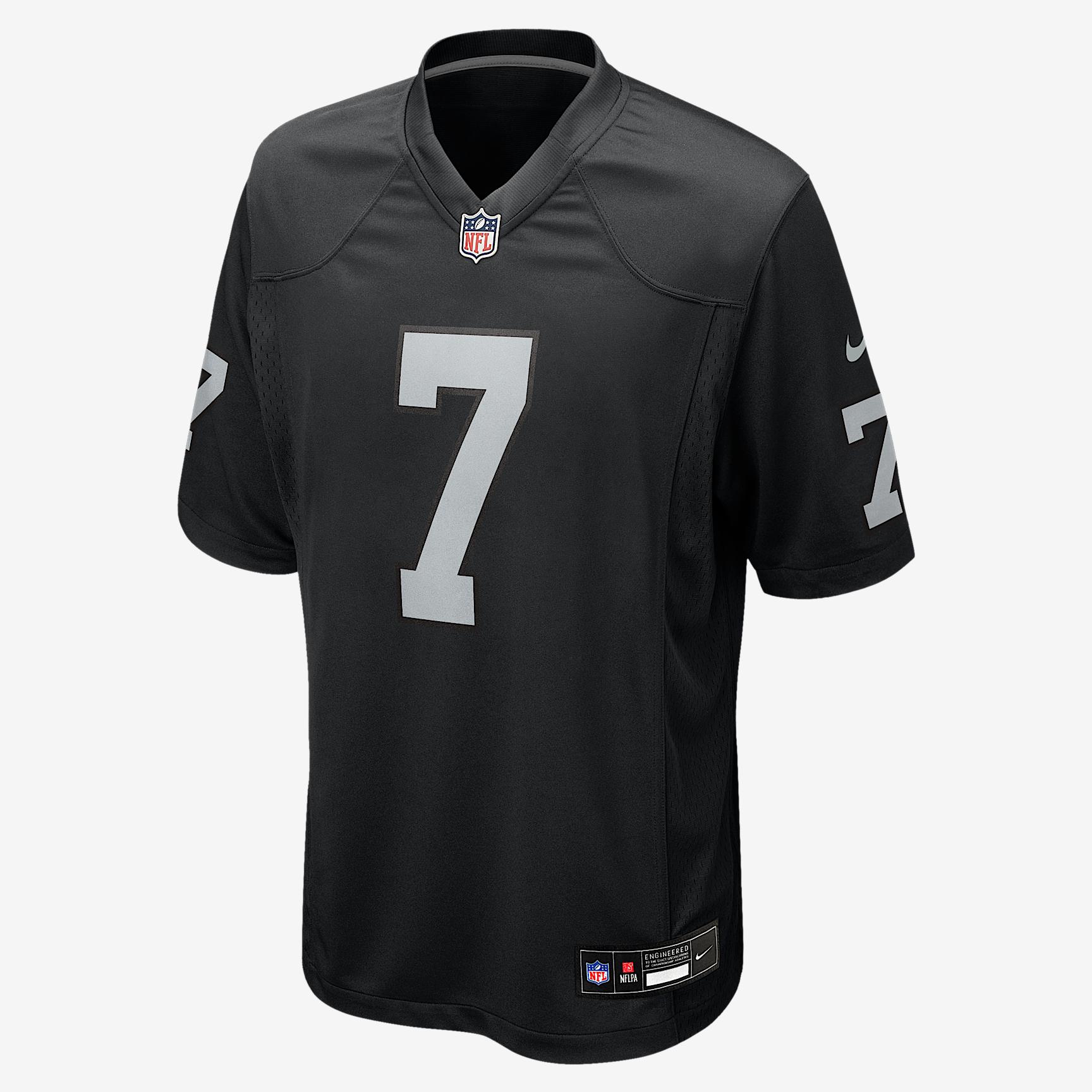 Geno Smith Las Vegas Raiders Nike Mens NFL Game Jersey | 67NMORGH8DF-7S5 Product Image