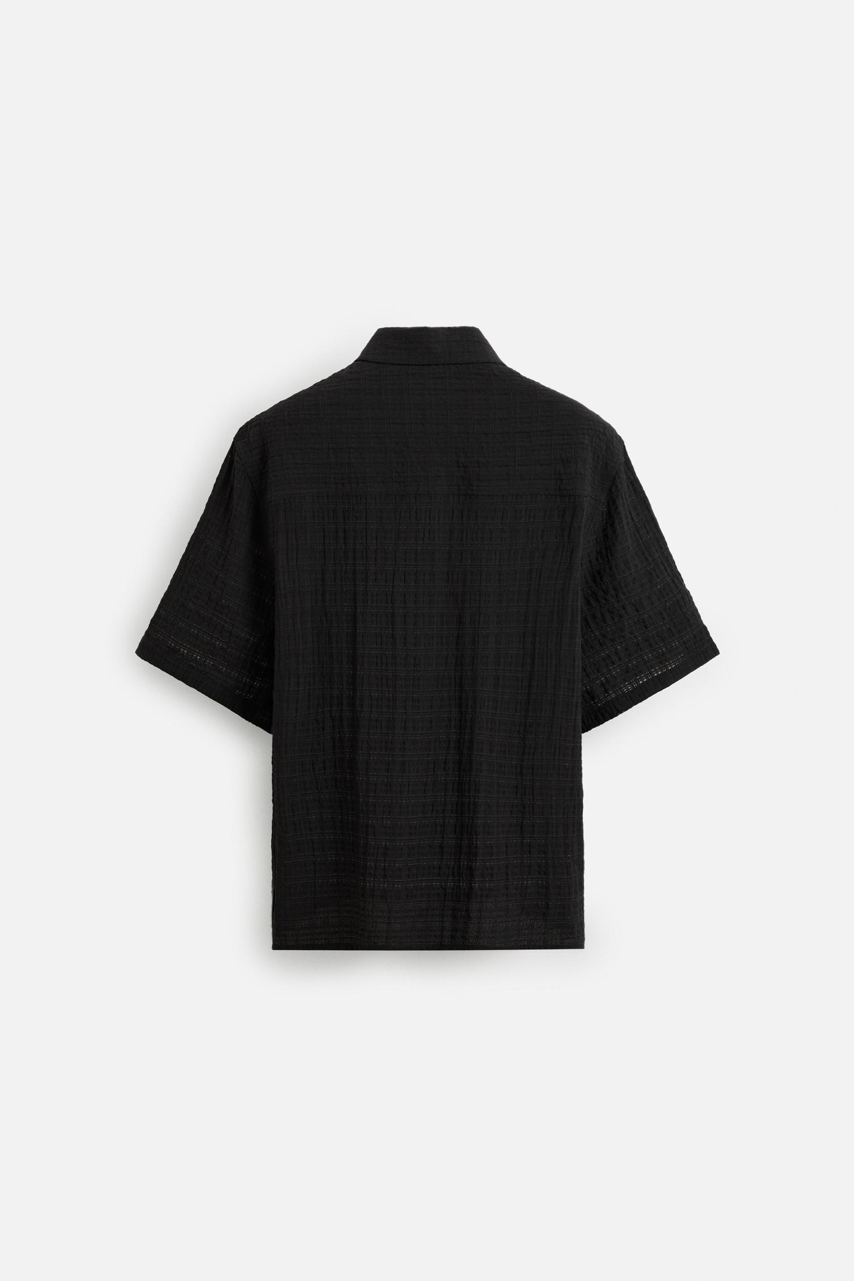 TEXTURED PLAID SHIRT Product Image