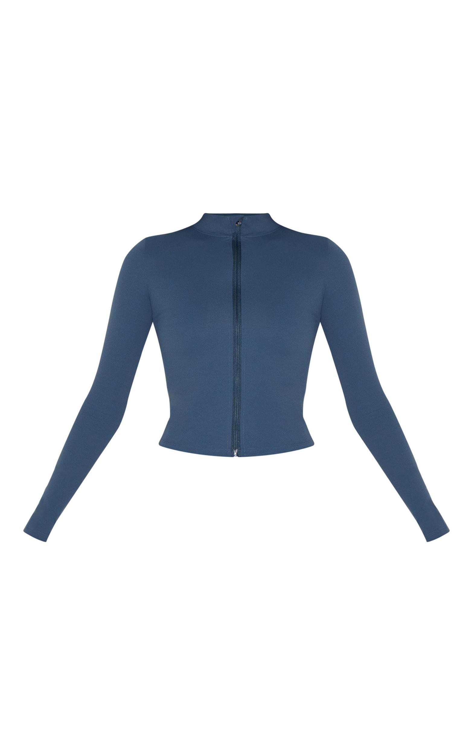 Midnight Blue Sculpt Jacket Product Image