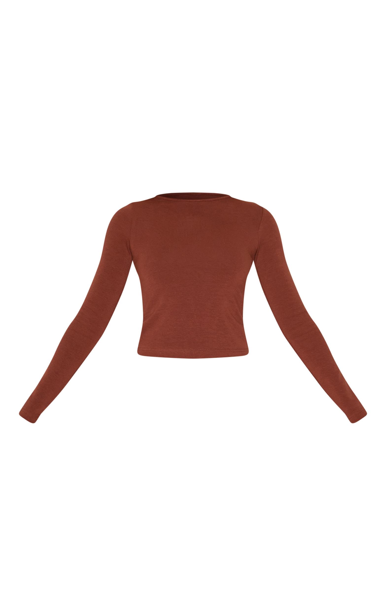 Khaki Ultimate Sculpt Long Sleeve Crop Gym Top Product Image