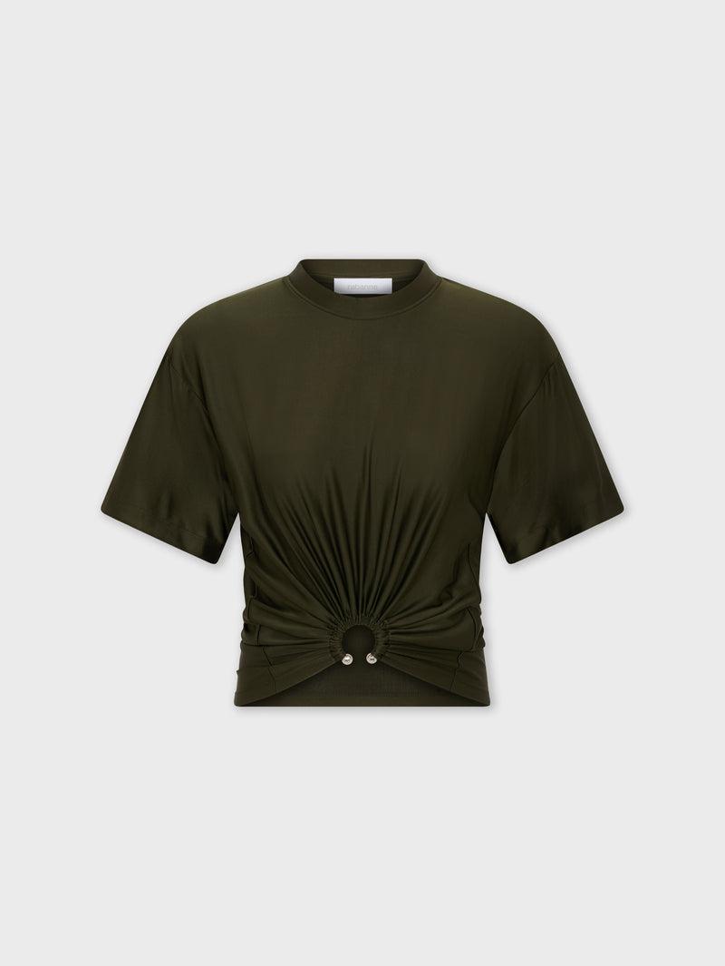 CROPPED T-SHIRT IN JERSEY Product Image