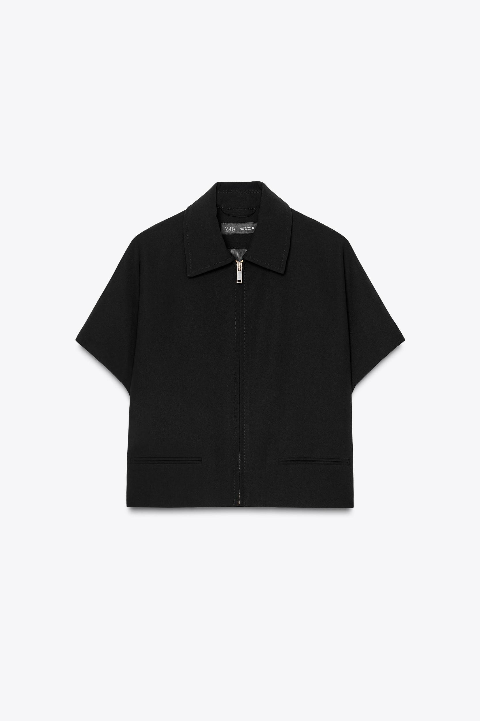 ZW COLLECTION CROPPED JACKET Product Image