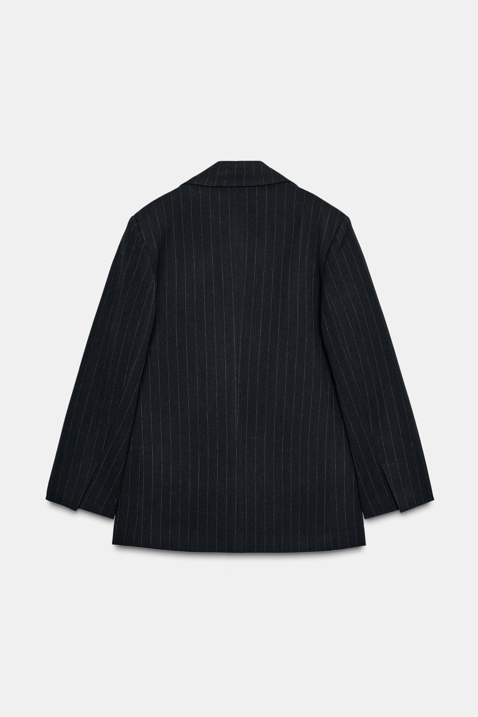 PINSTRIPE BLAZER WITH POCKETS Product Image