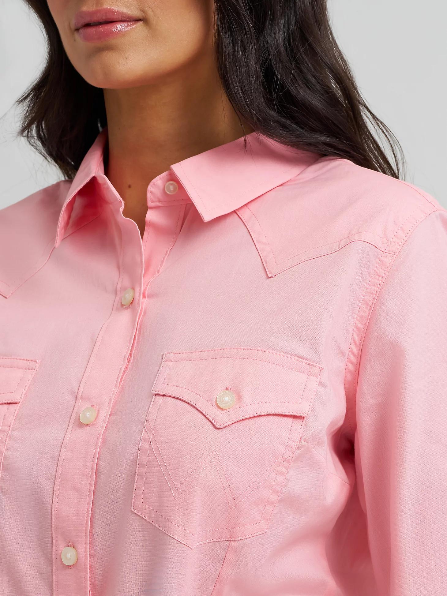 Women's Wrangler Western Button Down Shirt | Women's TOPS | Wrangler® Product Image