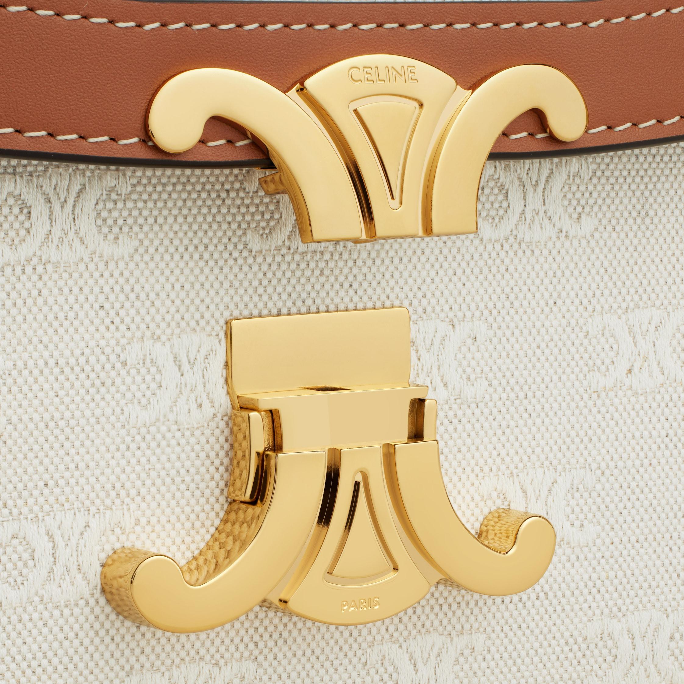 Classique Triomphe Bag in TEXTILE WITH TRIOMPHE ALL-OVER AND CALFSKIN Product Image
