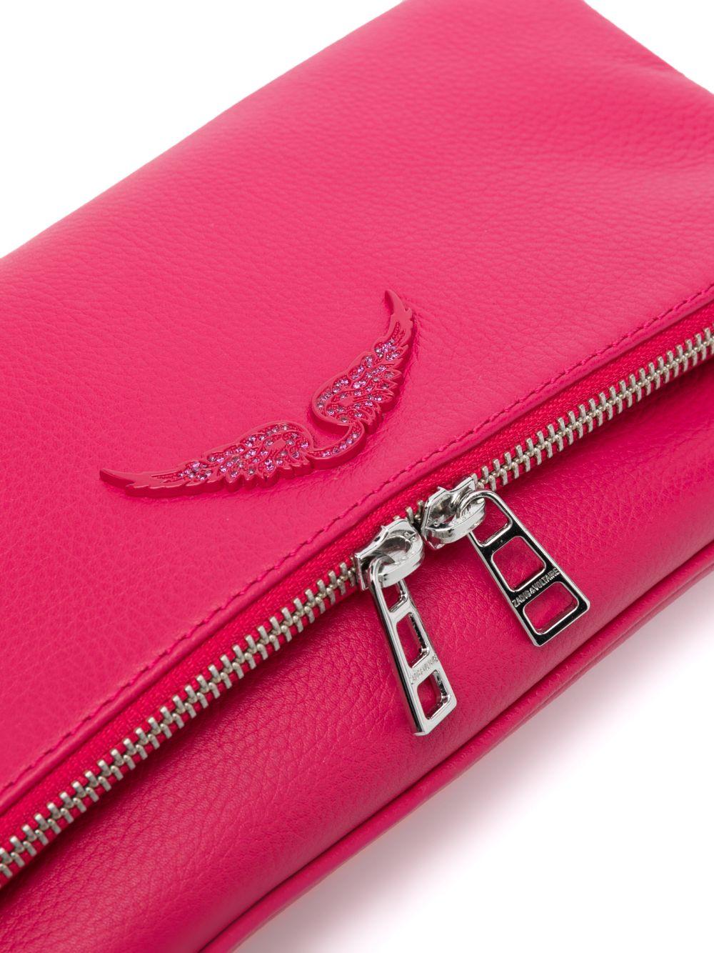 logo-plaque leather shoulder bag Product Image