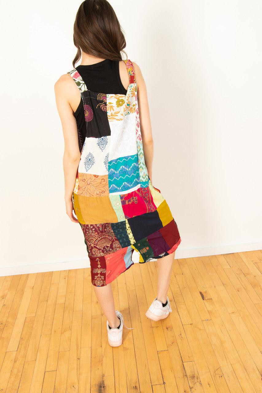 Patchwork Shortalls Product Image