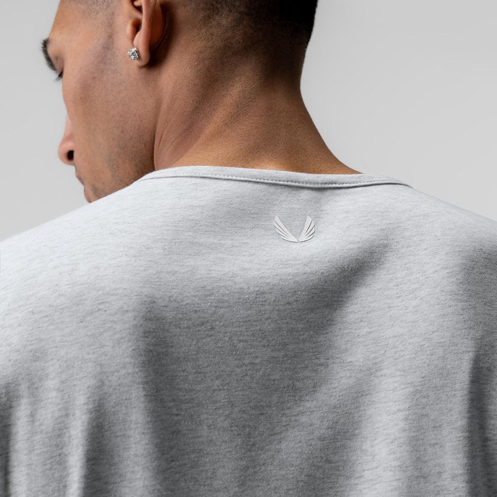 1058. Creora® Cotton Modal Long Sleeve - Heather Grey Product Image