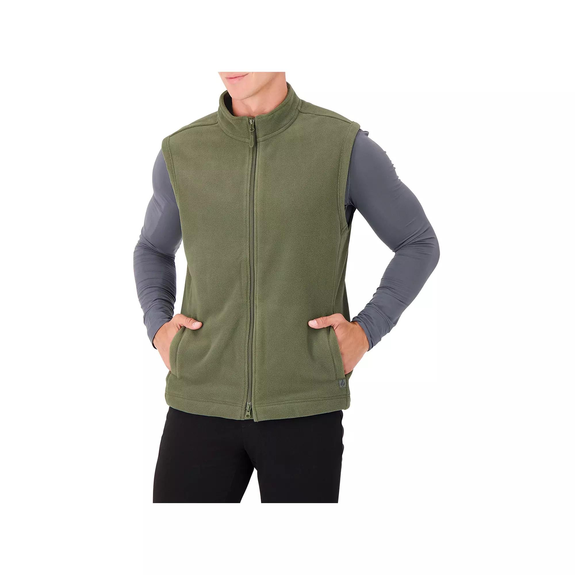 Men's Heat Holders Original Fleece Double Zipper Vest,  Product Image