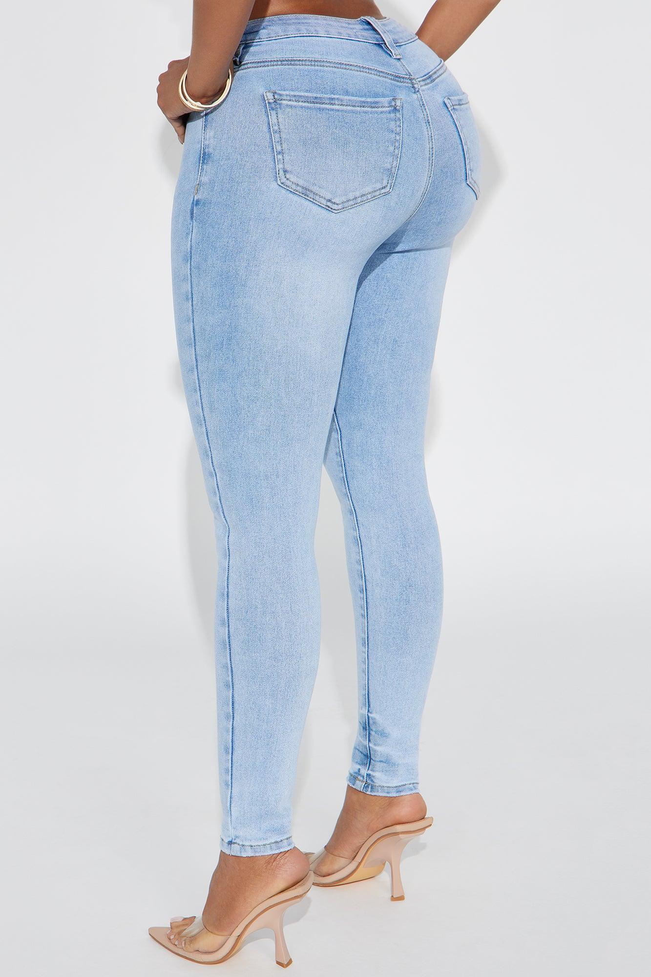 Kalisha Stretch Skinny Jeans - Light Wash Female Product Image