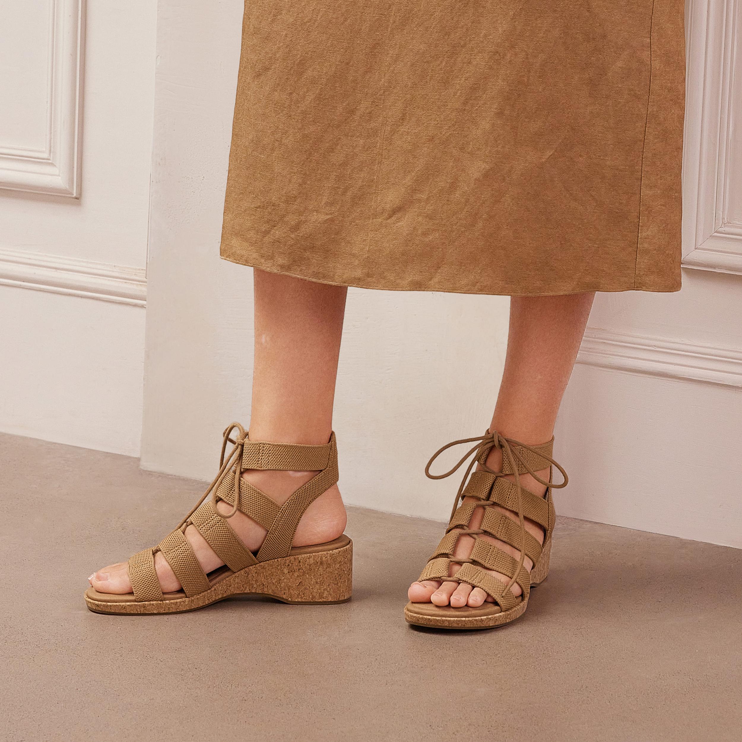 Strap Wedge Sandals (Heidi) Product Image