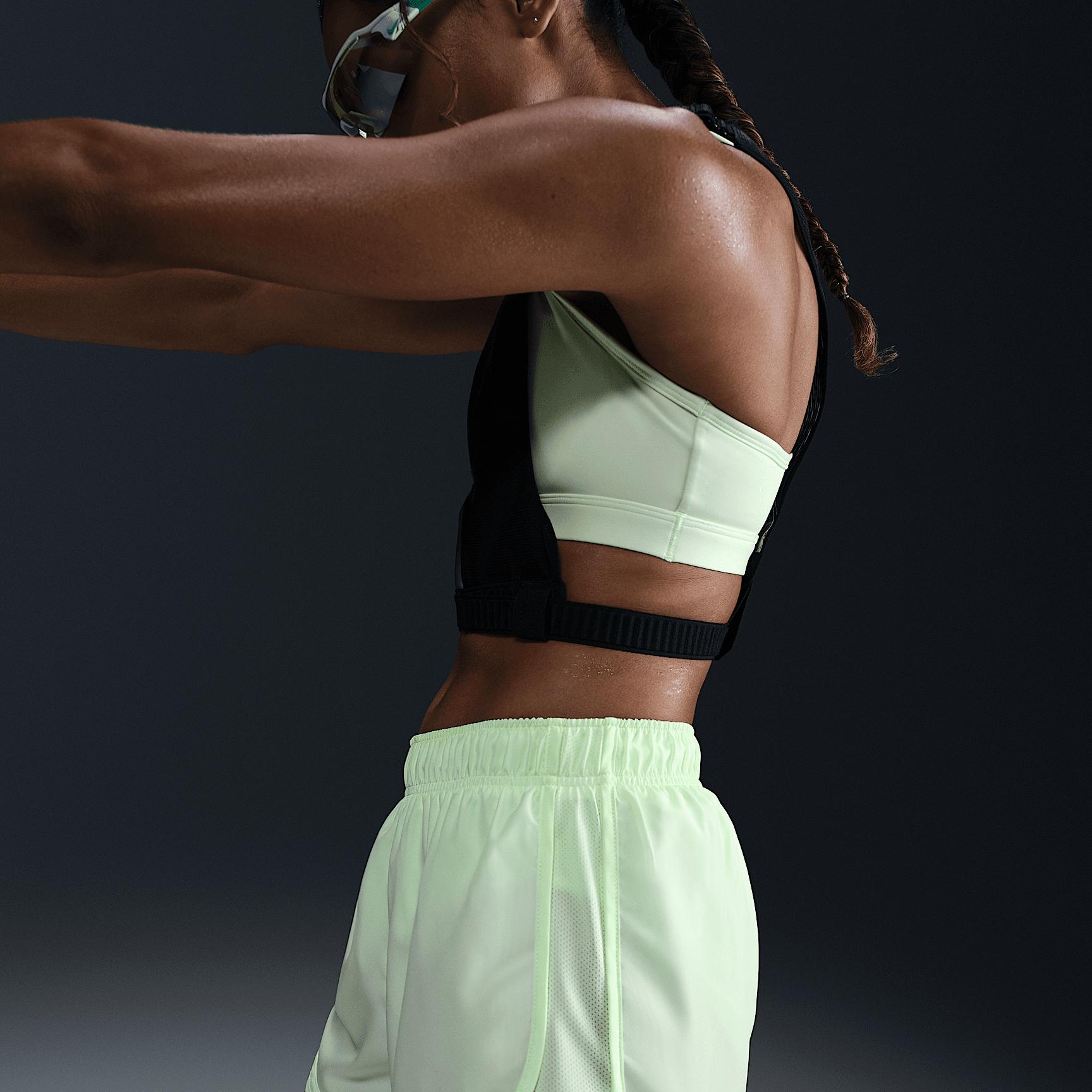 Nike Womens Tempo Dri-FIT Mid-Rise Brief-Lined Running Shorts | HM6096-675 Product Image