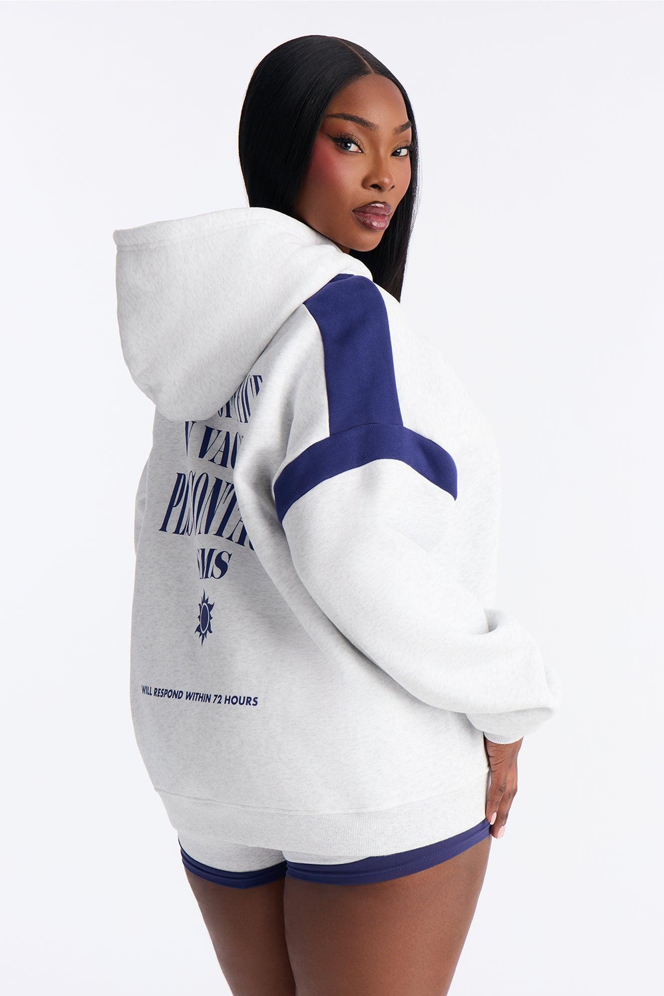 Out Of Service Fleece Short Set - Heather Grey Female Product Image