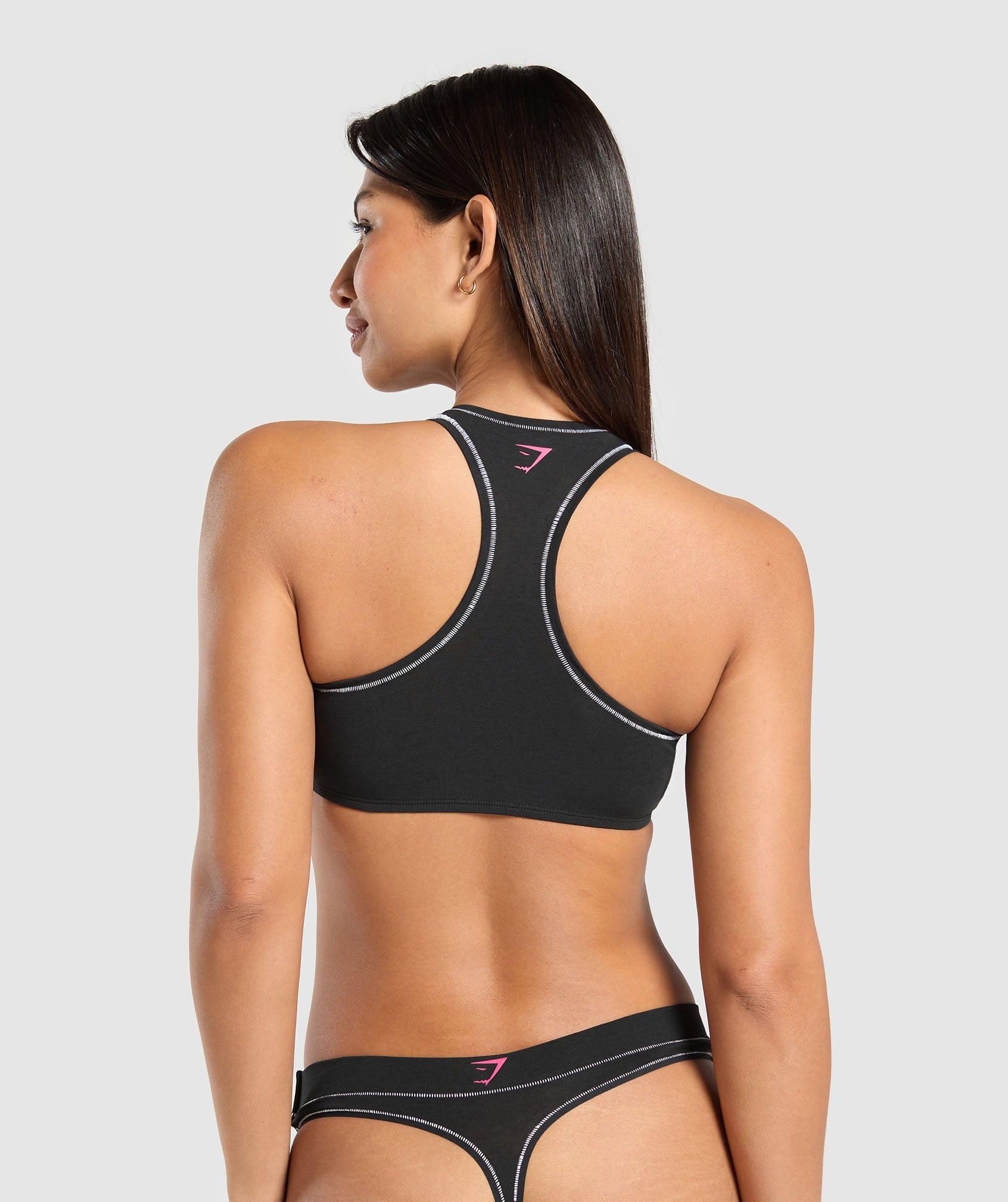 Gymshark Your Plate or Mine Bralette - Black Female Product Image