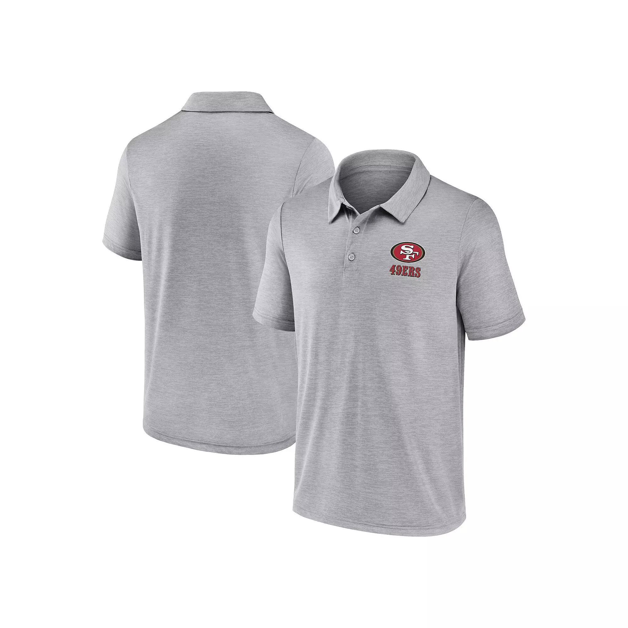 Mens Fanatics Gray San Francisco 49ers Making Waves Polo Product Image