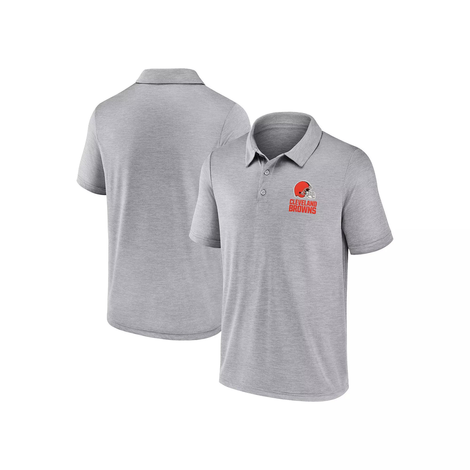 Men's Fanatics Gray Cleveland Browns Making Waves Polo, Size: XL, Grey Product Image