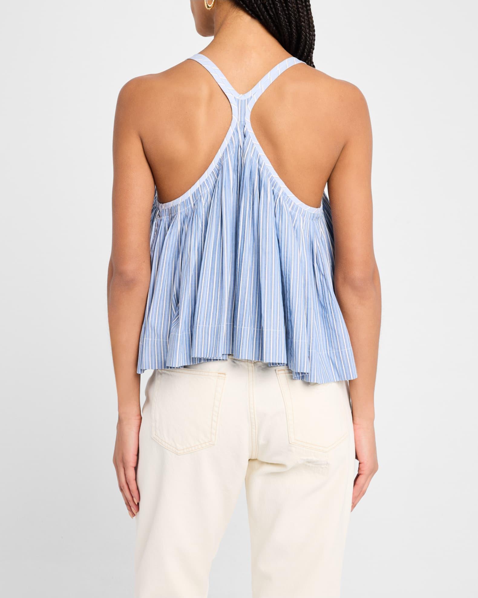 Helmi Stripe Shirting Tank Top Product Image