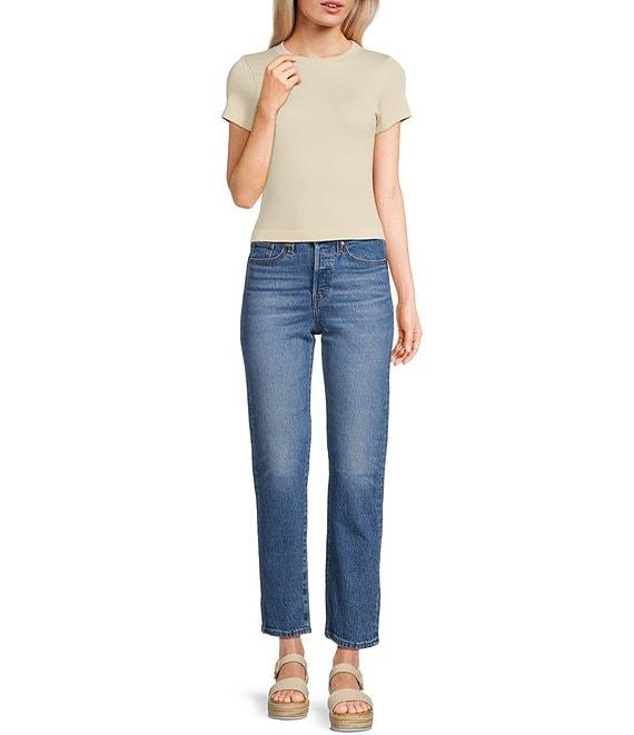 Moa Moa Short Sleeve Crew Neck Pullover T-Shirt Product Image