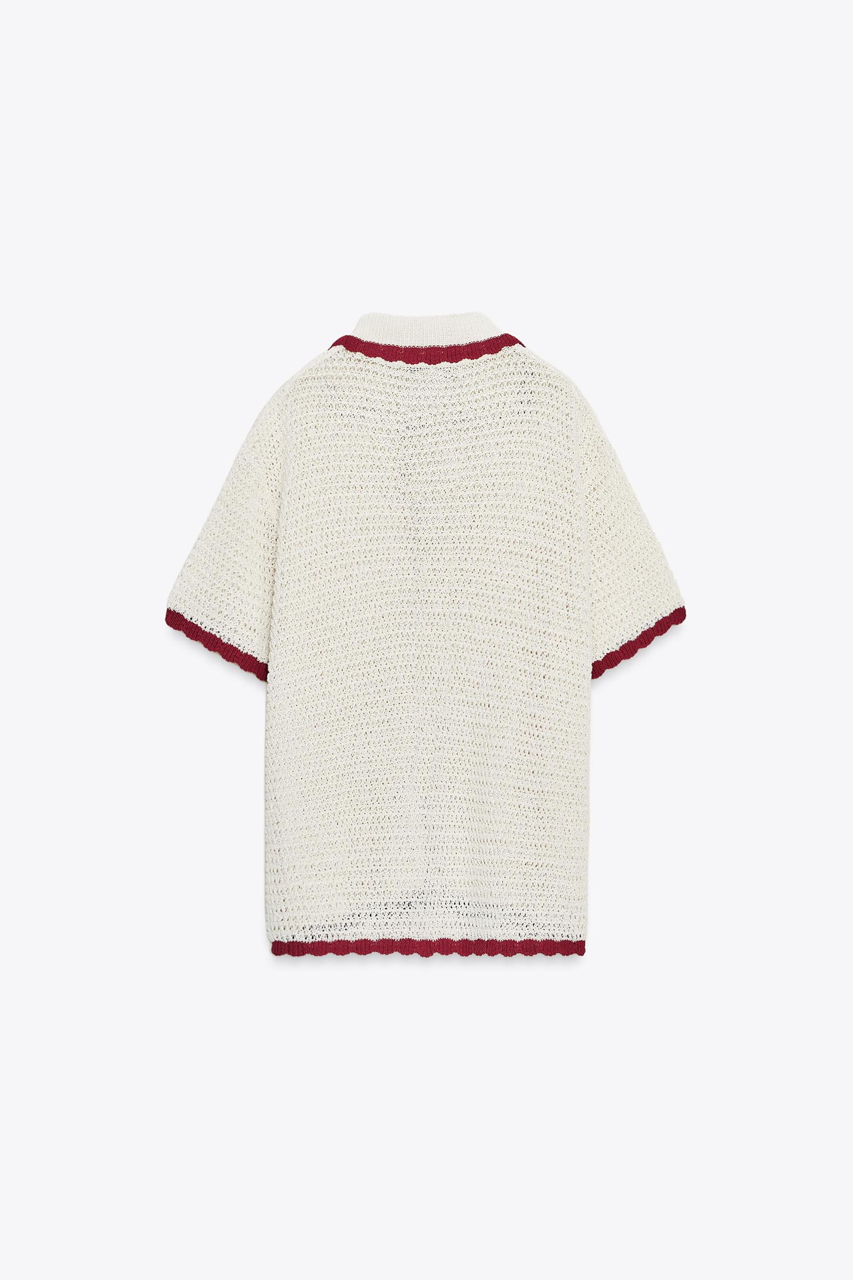 KNITTED POLO JACKET Product Image