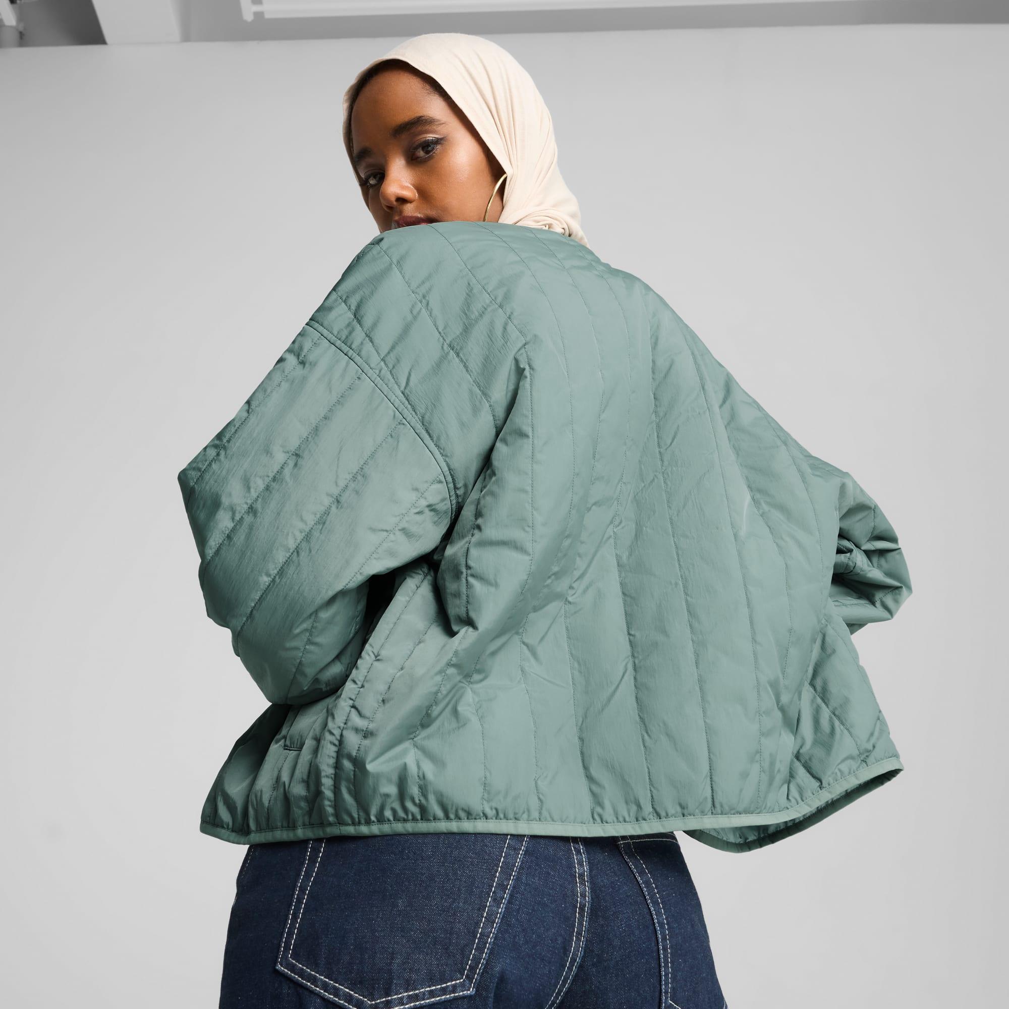 PUMA Wardrobe Essentials Women's Relaxed Reversible Liner Jacket Product Image