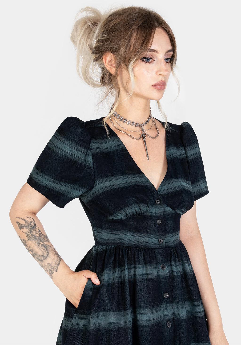 Greenlee Check Mini Dress Product Image