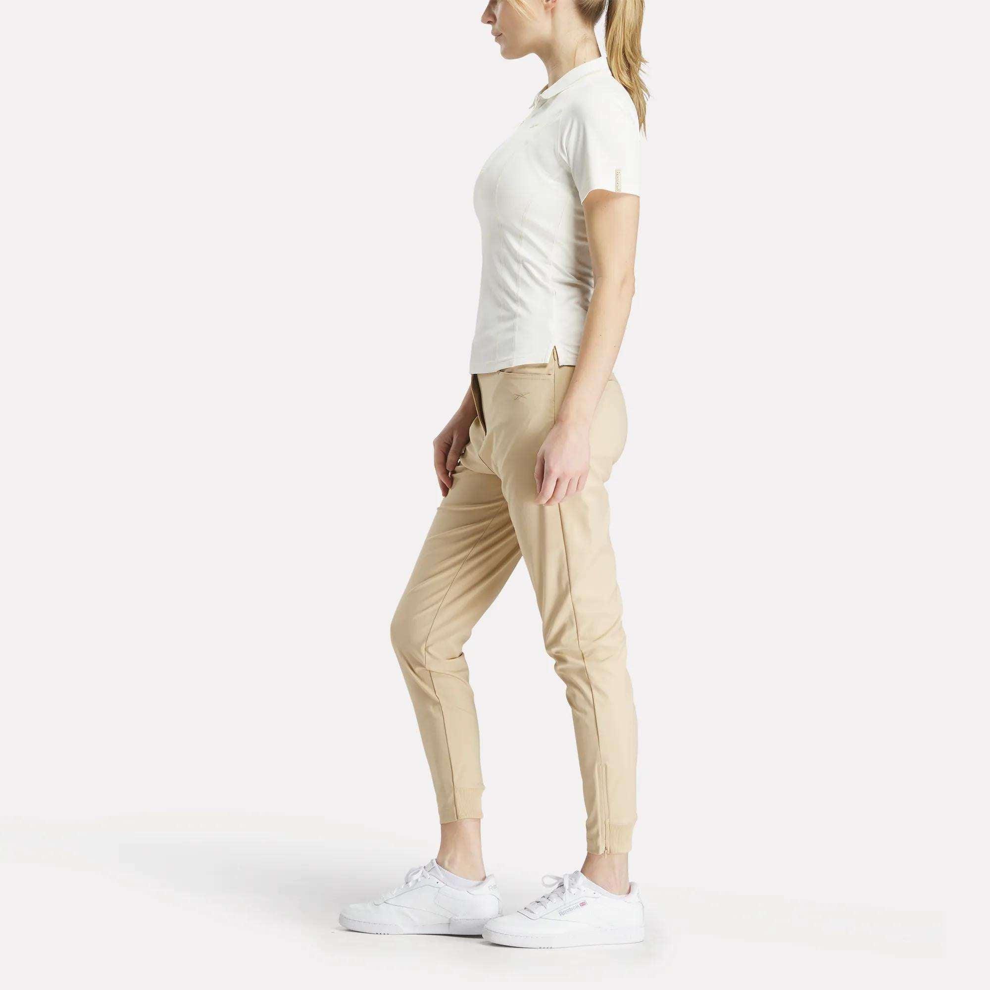 Women's Short Sleeve Zip Bodycon Golf Polo Shirt Female Product Image