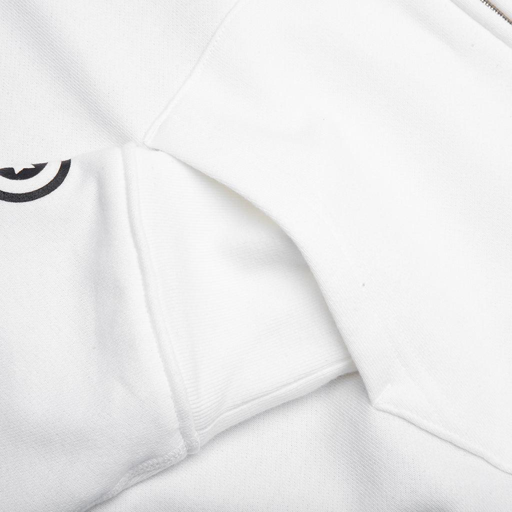 2nd Shark Full Zip Hoodie - White Male Product Image