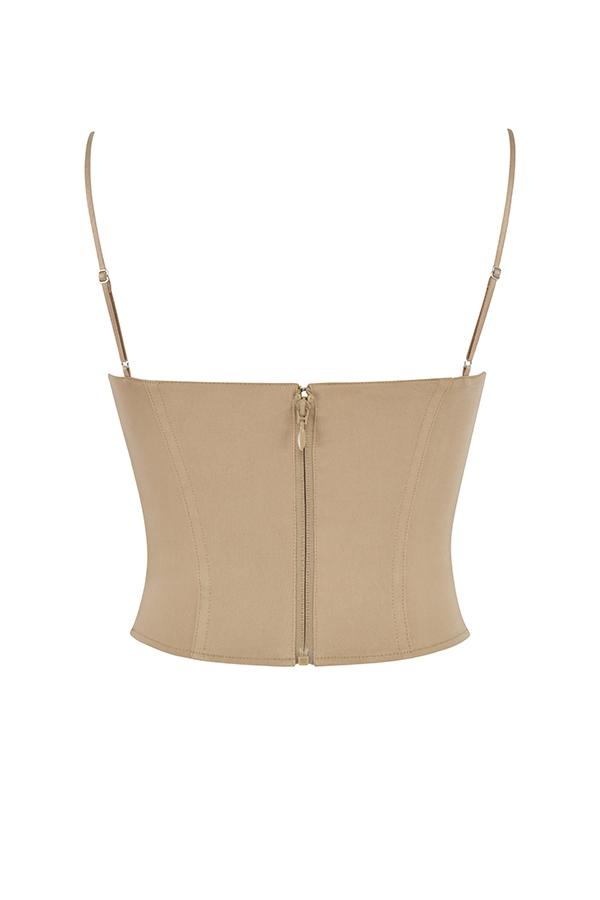 Flavia  beige sculpting corset Product Image