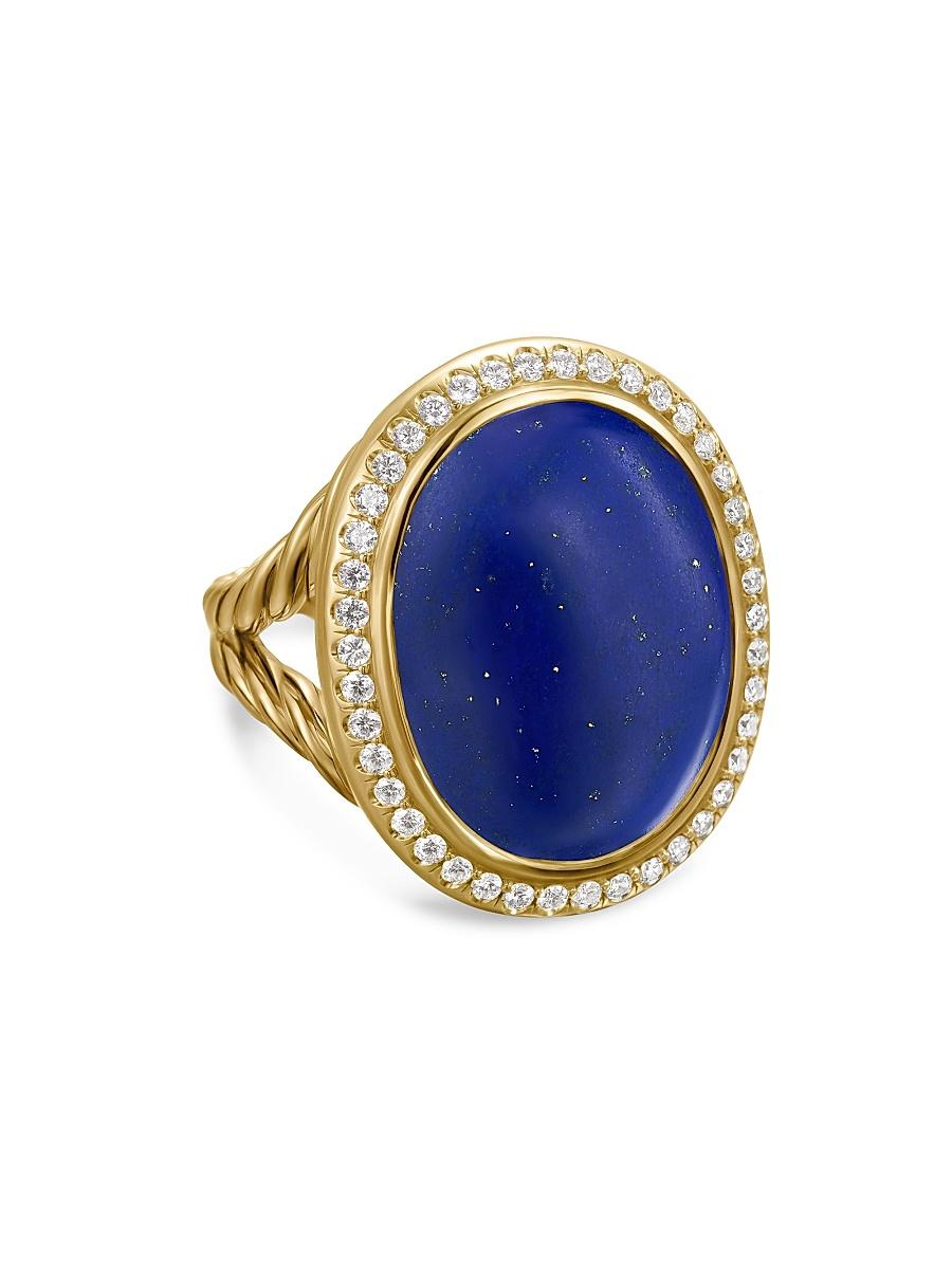 Womens Albion Oval Ring in 18K Yellow Gold Product Image