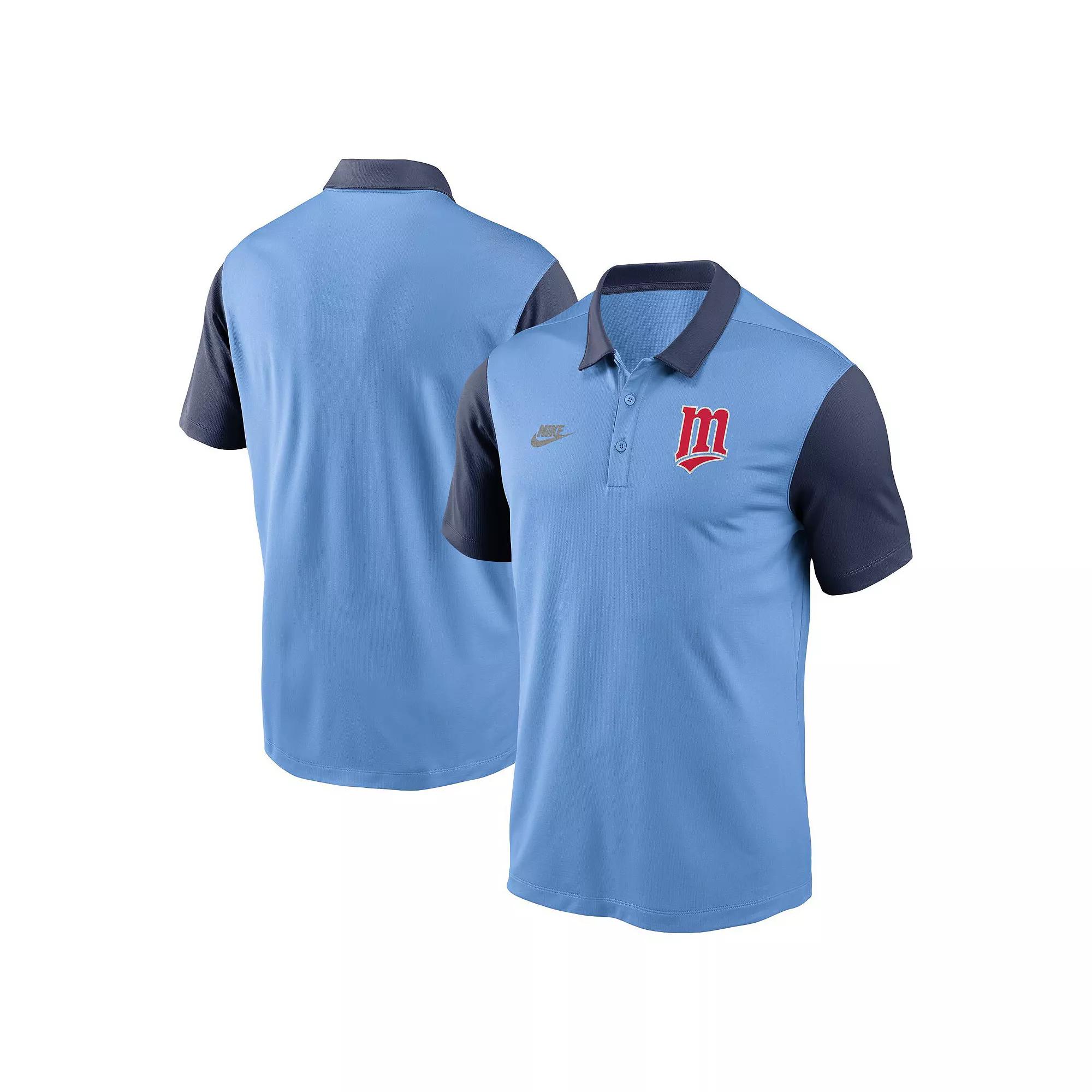 Men's Nike Light Blue Minnesota Twins Franchise Cooperstown Collection Polo,  Product Image