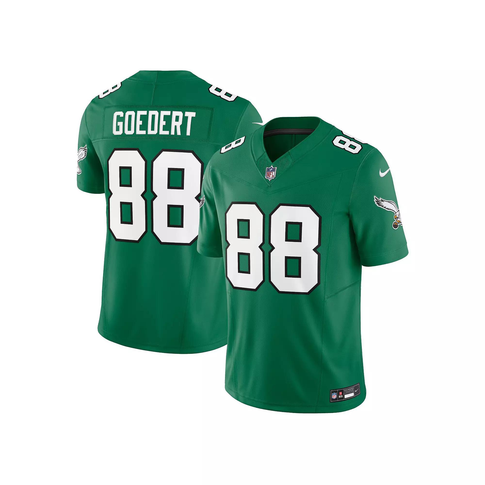 Men's Nike Dallas Goedert Kelly Green Philadelphia Eagles Vapor F.U.S.E. Limited Jersey,  Product Image