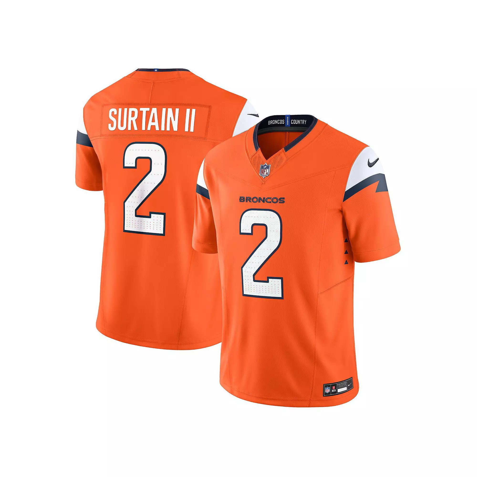 Patrick Surtain II Denver Broncos Nike Mens Dri-FIT NFL Limited Football Jersey | 31NM0B8L8WF-8Y0 Product Image