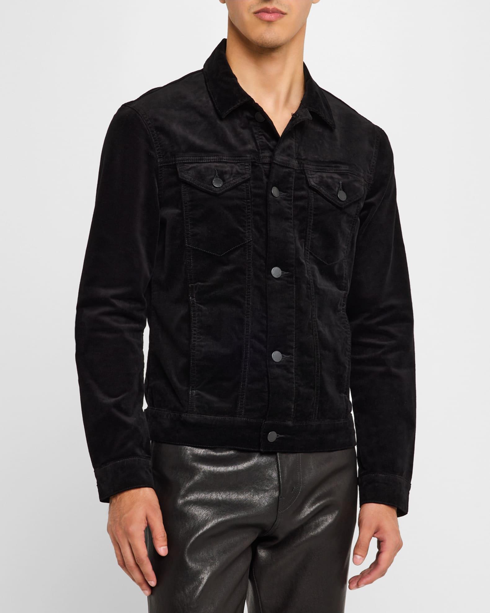 Men's Dean Slim Corduroy Trucker Jacket Product Image