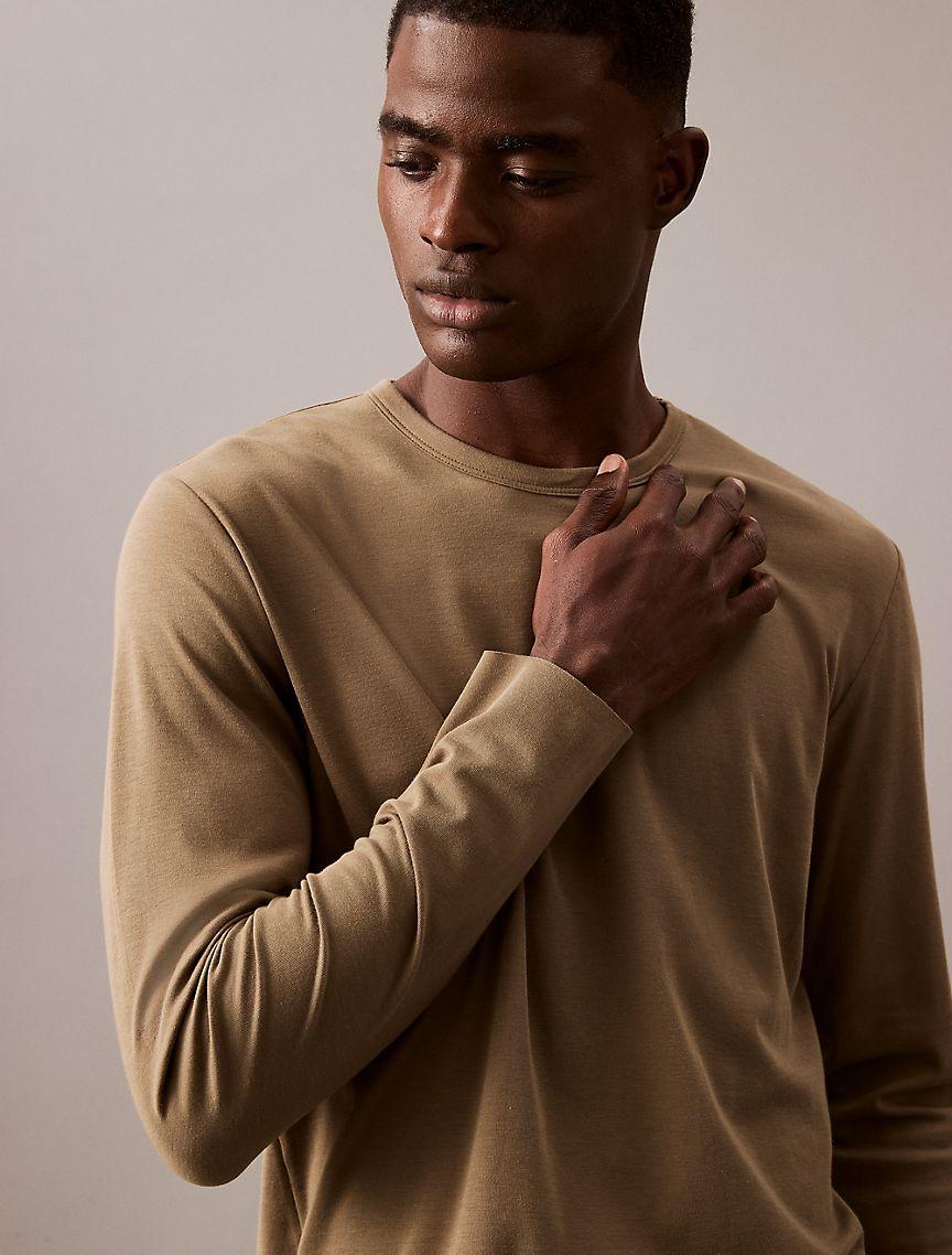 CK Black Sleep Slim Crewneck T-Shirt Product Image