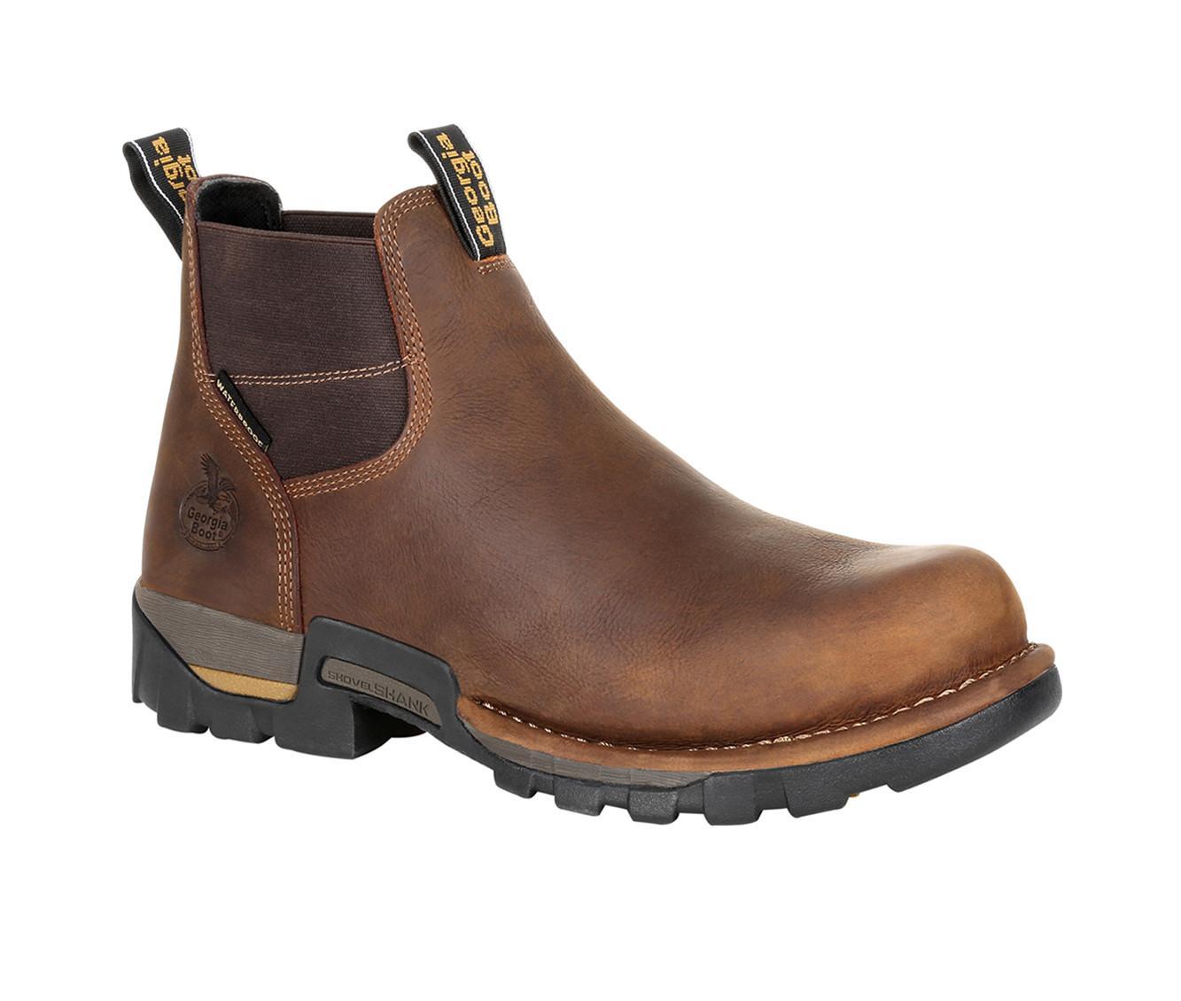 Men's Georgia Boot Eagle One Waterproof Chelsea Work Boots Product Image