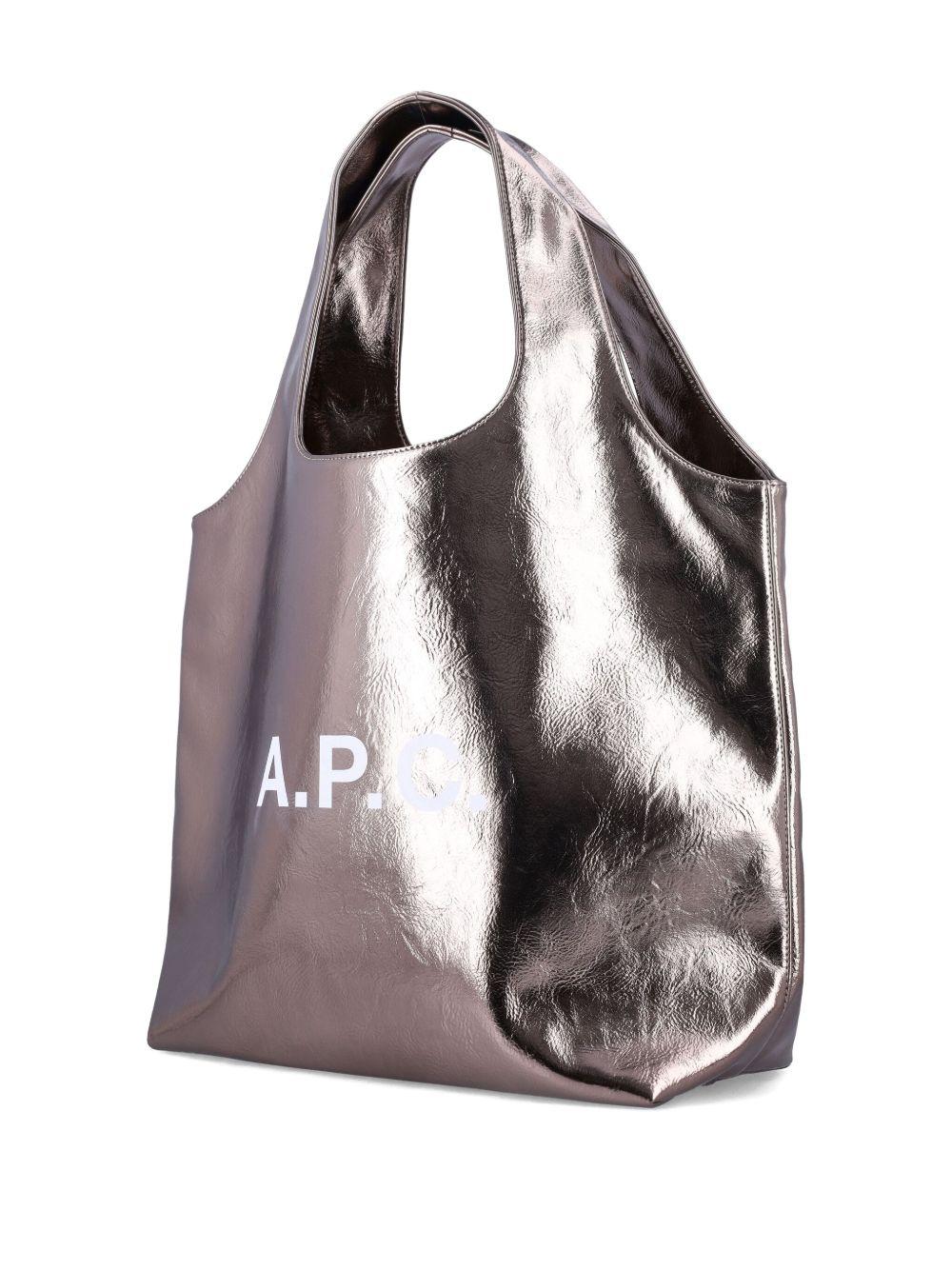metallic logo tote bag Product Image
